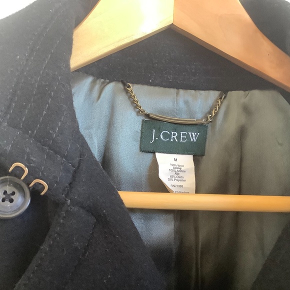 J. Crew 100% Wool Pea Coat - Picture 3 of 4